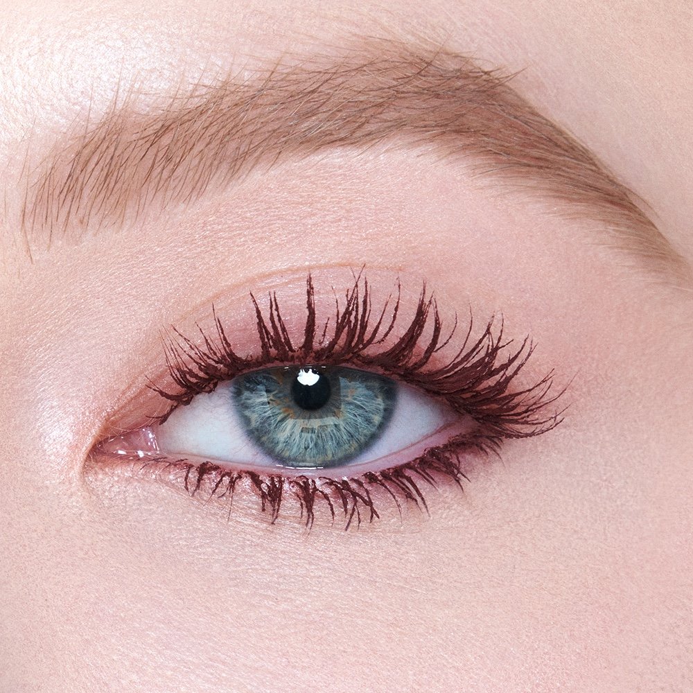 burgundy mascara